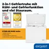 Exquisit Gefriertruhe, 246 Liter, Kombigerät, 2-in-1, Produktbild-Vorschau 2