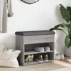 vidaXL schoenenkast, grijs Sonoma, 62x32x50 cm, houtvezel Productafbeelding-voorbeeld 3