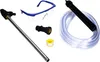 A collection of tools for a pressure washer, including a sandblasting attachment, safety goggles, and a hose. Náhled obrázku produktu