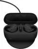 A pair of black true wireless earbuds in their charging case, with a cable attached. Náhled obrázku produktu