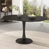 OKWISH Table À Manger Extensible - Ovale Avec Plateau Voir les images du produit 1