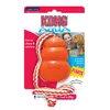 KONG Aqua M, rot mit Seil - Kauspielzeug aus Naturgummi für Produktbild-Vorschau 6
