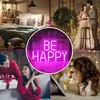 Forever Light Neon PLEXI LED BE HAPPY pink NNE10, Světelná Náhled obrázku produktu 4
