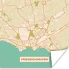 MuchoWow® Poster Friedrichshafen - Karte - Stadtplan - Produktbild-Vorschau 1