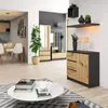 Kommode Jerry mit 3 Schubladen Schrank mit 2 Einlegeböden Produktbild-Vorschau 2
