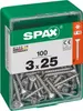 Packung mit 100 Spax Flachkopf-Stahlschrauben, 3 mm Produktbild-Vorschau 5