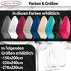Fleece Kuscheldecke 150x200 cm Flauschiges Polyester Weiß Produktbild-Vorschau 8