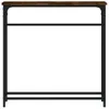 vidaXL Table console chêne fumé 75x19,5x75 cm bois Voir les images du produit 4