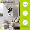 ARTland Wandbild Alu für Innen & Outdoor Kuh Größe: 30x60 Produktbild-Vorschau 3