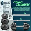 RE:SPORT® Set di manubri in ghisa da 60 kg set di manubri Anteprima dell’immagine prodotto 5