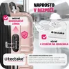 tectake® Mila 4dílná sada tvrdých kufříků z odolného plastu Náhled obrázku produktu 6