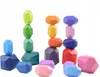 Drevené Bloky Montessori Puzzle Bloky Náhľad obrázku produktu 2