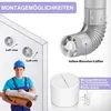 Kanal Rohrventilator 100mm, Inline-Abluftventilator Produktbild-Vorschau 4