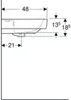 Geberit 501698001 Renova Plan Waschtisch, 85x48cm Produktbild-Vorschau 9