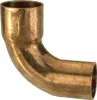 Lötfitting aus Kupfer als 90-Grad-Bogen mit einem Produktbild-Vorschau 1