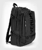 A black backpack shown from a side-diagonal angle against a light gray background. Anteprima dell’immagine prodotto