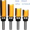 4Stk 8mm Schaft Bündigfräser Kopierfräser Oberfräser Produktbild-Vorschau 1