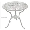 DEGAMO Gartenset in Jugendstiloptik 5-teilig, Aluminium Produktbild-Vorschau 8