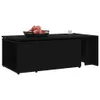 vidaXL Konferenčný stolík čierny 150x50x35 cm Drevo Náhľad obrázku produktu 4