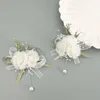Hochzeitsarmband Waldstil Brustblume Kunstperle Quaste Produktbild-Vorschau 4