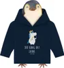 Mr. & Mrs. Panda Organic Baby Hoodie Einhorn König mit Produktbild-Vorschau 2
