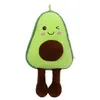 A plush toy shaped like an avocado with a face and legs. Produktbild-Vorschau