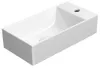 Lavabo in Vetroceramica KUBE X 50x25 cm, destra/sinistra, Anteprima dell’immagine prodotto 1