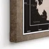 Hochwertige Canvas Weltkarte mit Kork-Pinnwand - 120x80 cm Produktbild-Vorschau 3