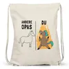 Andere Opas Du Beutel  Einhorn Pferd Feuer Dankeschön Produktbild-Vorschau 3