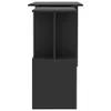 vidaXL Bureau d'angle Gris 200x50x76 cm Bois composite Voir les images du produit 6