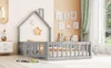 Bed met huisvorm, 90 x 200 cm. Kinderbed met Productafbeelding-voorbeeld 18