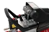 A close-up view of an air compressor's engine and handle. Náhľad obrázku produktu