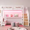 Lit superposé Merax, lit mezzanine 90 × 200 cm avec Voir les images du produit 4