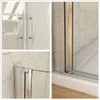 eckdusche BxBxH:100x70x185cm Duschkabine mit Duschtasse 6mm Produktbild-Vorschau 3