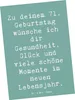 Mr. & Mrs. Panda Postkarte Spruch 71. Geburtstag - Produktbild-Vorschau 1