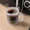 Glas Tasse Comic mit Spruch - Wer braucht schon Produktbild-Vorschau 5