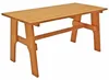 Gartentisch Holztisch Tisch aus Kiefernholz massiv helbraun Produktbild-Vorschau 1