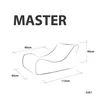 Ecopuf, Master Pouf Sessel Outdoor, Sitzsack, 115x65x60cm, Produktbild-Vorschau 3
