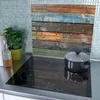 Spritzschutz Herdabdeckplatte Schneidebrett aus Glas Bunte Produktbild-Vorschau 3