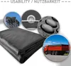 Jago® Abdeckplane-650g/m², Wasserdicht & Reißfest, Farbwahl Produktbild-Vorschau 2