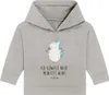 Mr. & Mrs. Panda Organic Baby Hoodie Einhorn Fitness 24. - Produktbild-Vorschau 1