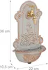 Fontana da parete Relaxdays, stile retrò, con lavabo e Anteprima dell’immagine prodotto 4