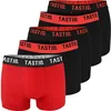 TASTIQ PREMIUM - 5 Stück Herren Boxershorts Baumwolle Rot Produktbild-Vorschau 2