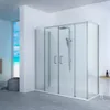 Duschkabine 70x190 cm Höhe 200cm 1 Festglas + Ap. 4 Produktbild-Vorschau 2