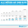 ATHLON TOOLS 4 x 40L Aufbewahrungsboxen mit Deckel - blau Produktbild-Vorschau 7