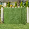 Künstliche Hecke Sichtschutzzaun 160x300cm Hellgrün Produktbild-Vorschau 3