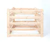 Westmann Holz Komposter Konni S Lärchenholz Natur 85x85x80 Produktbild-Vorschau 1
