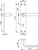 Zestaw długich rozet Birm.1117/202SP Aluminium F1 OB 72mm Podgląd zdjęcia produktu 4