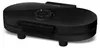 A black double waffle maker is shown from a slightly elevated front-left angle on a white background. Podgląd zdjęcia produktu
