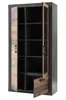 Vitrine "Ward" in Used Wood mit grau Vitrinenschrank 97 x Produktbild-Vorschau 7
